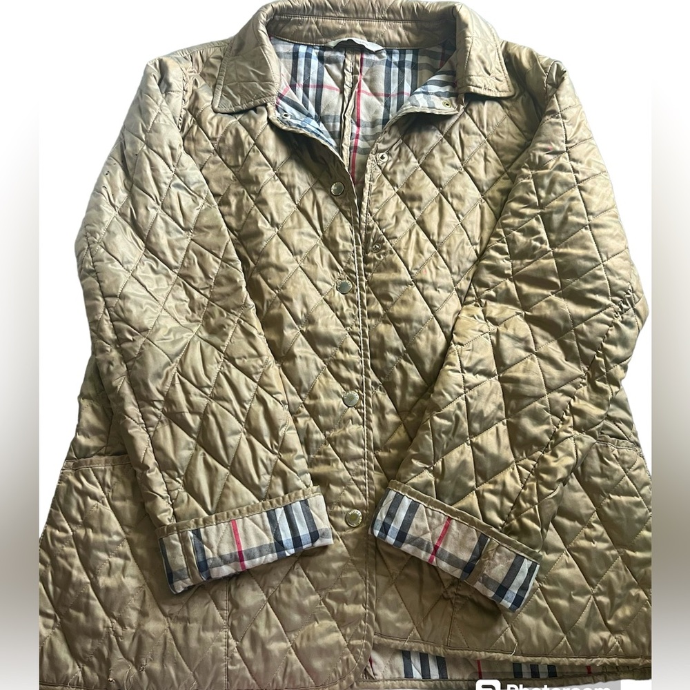 Burberry quilted jacket
